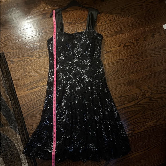 Jaques Vert Sequin Black Dress (Size 16) - Picture 12 of 16